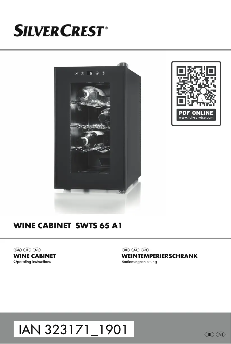 Page n°1 - Manuel utilisateur SilverCrest SWTS 65 A1