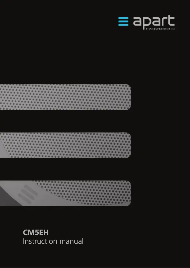Página 1 del manual Manual de usuario APart CM5EH