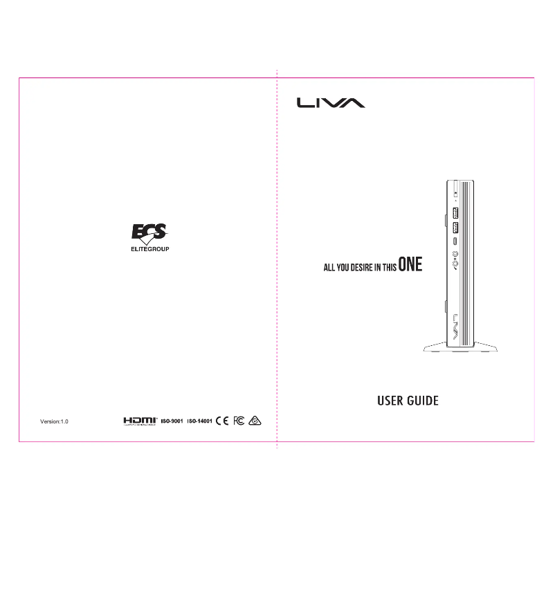 Page n°1 - Manuel utilisateur ECS LIVA One H310C
