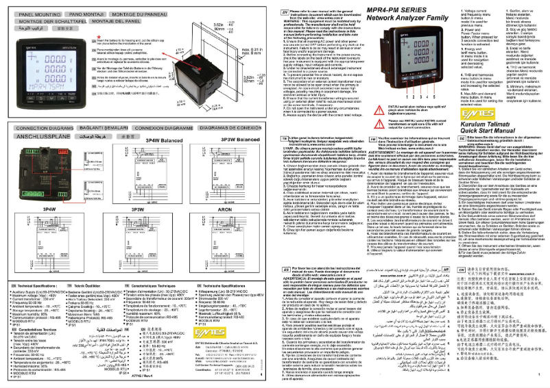 Page n°1 - Guide de démarrage rapide ENTES MPR-47S-PM