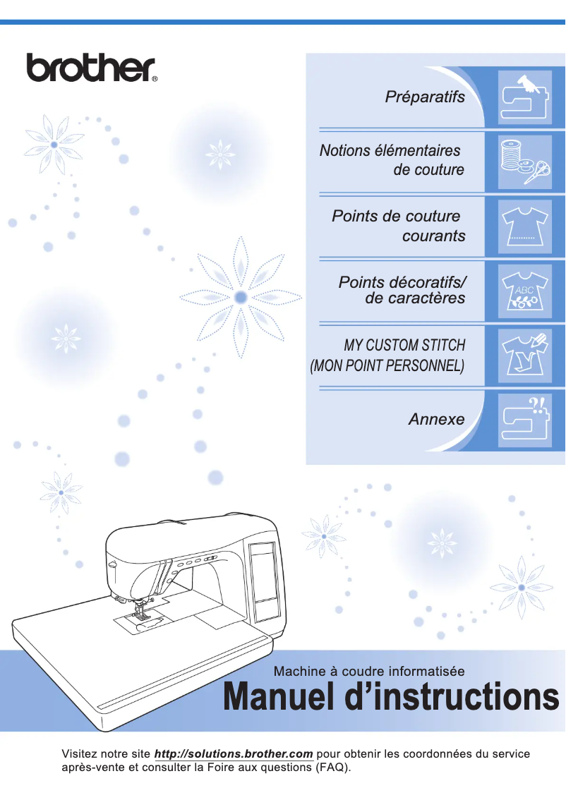 Page n°1 - Manuel utilisateur Brother NX-2000
