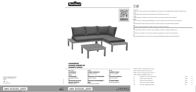 Página 1 del manual Manual de usuario Florabest IAN 353220