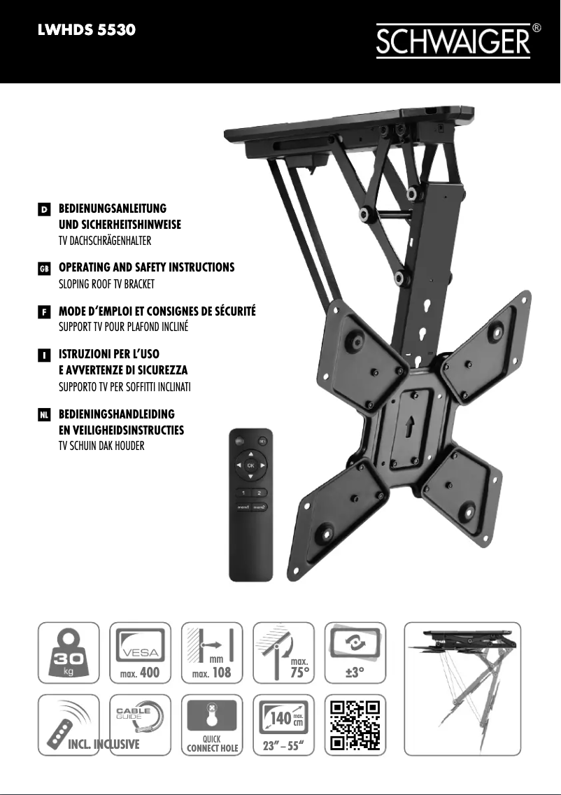 Image de la première page du manuel de l'appareil LWHDS5530 513