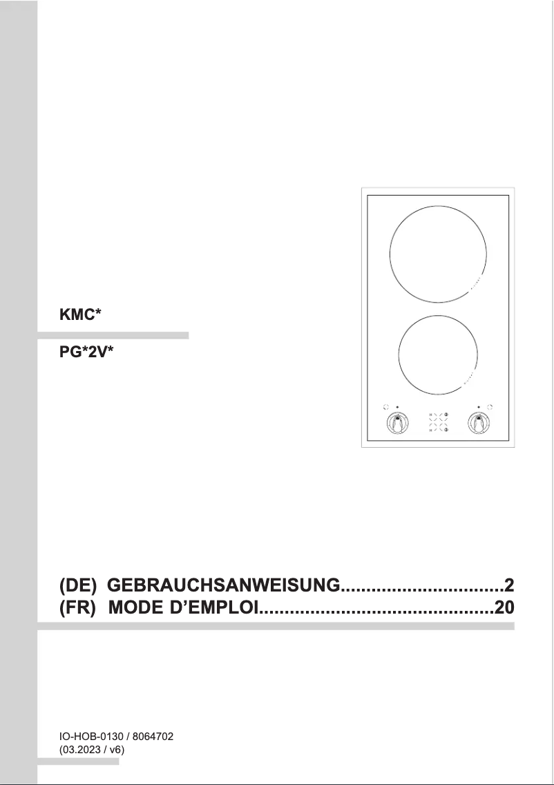 Page 1 of the manual User Manual Amica KMC 13280 E