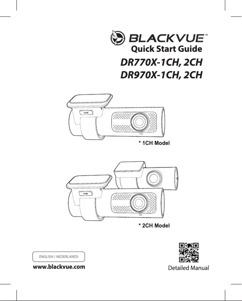 Page n°1 - Manuel utilisateur BlackVue DR770X-2CH