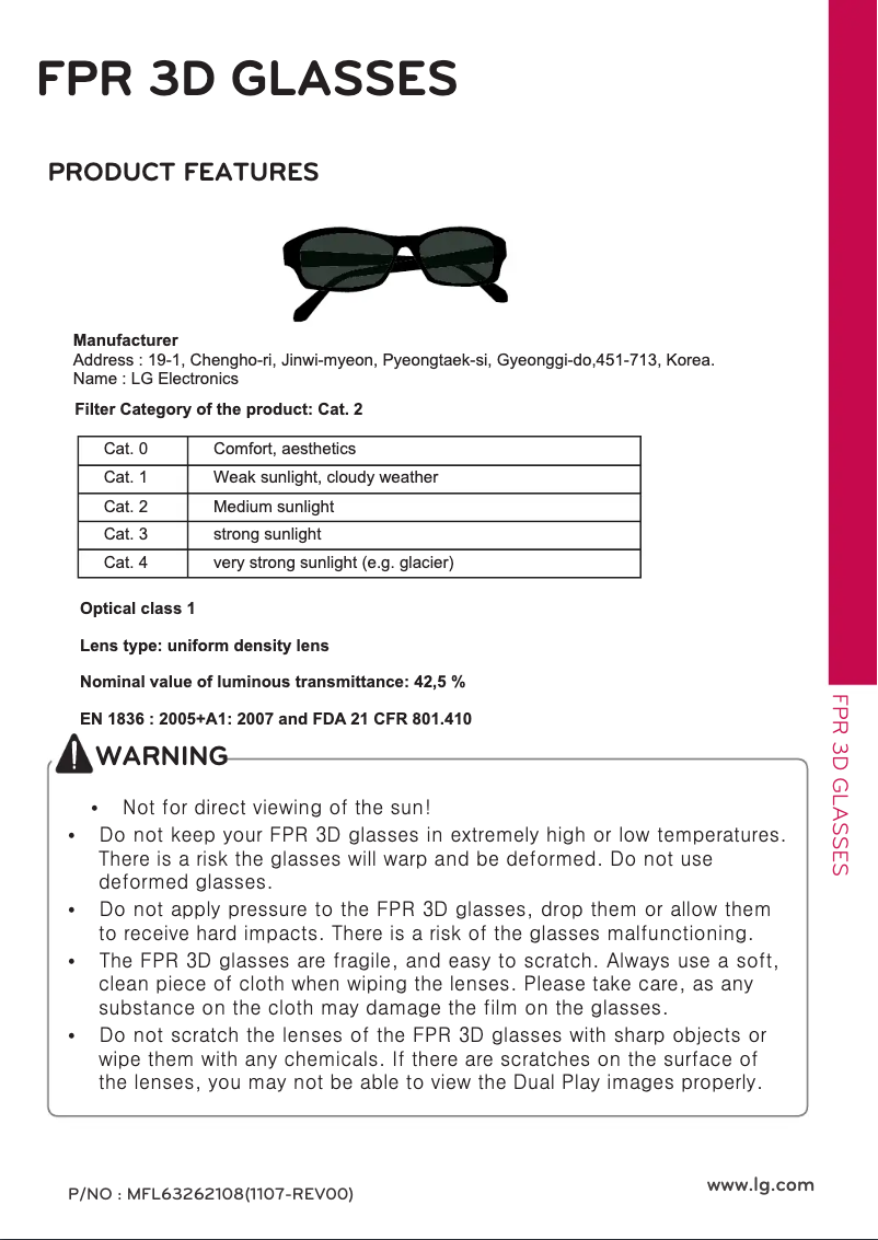 Imagen de la primera página del manual del dispositivo AG-F216
