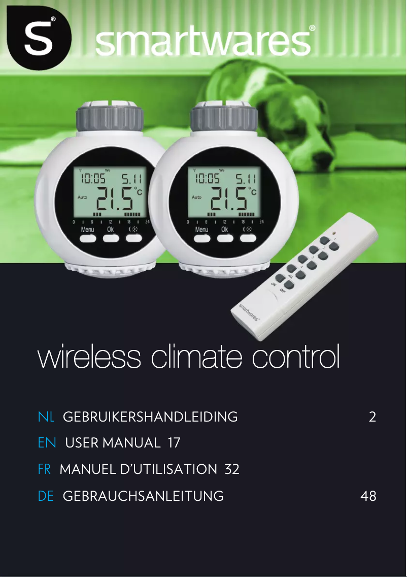 Page 1 de la notice Manuel utilisateur Smartwares SHS-53002-EU
