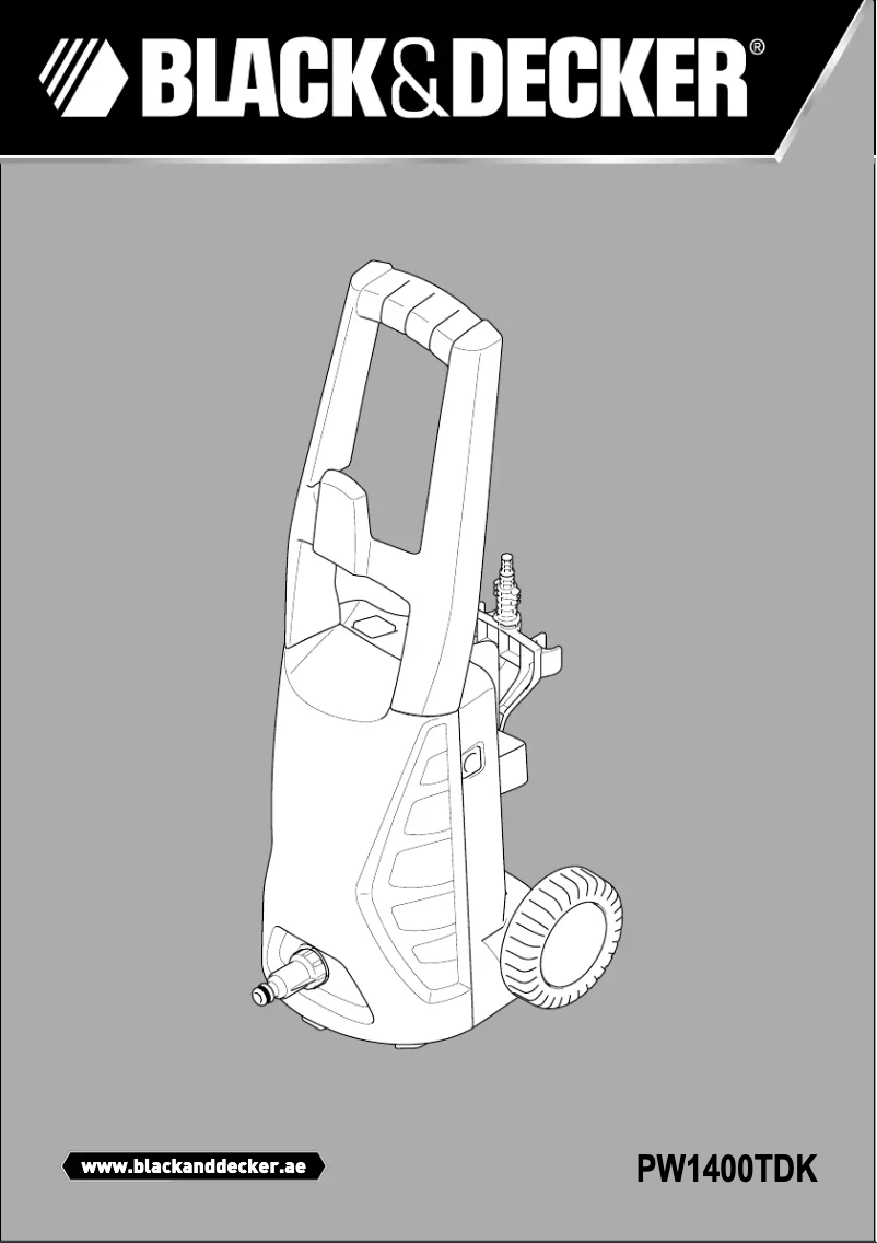 Image de la première page du manuel de l'appareil PW1400TDK