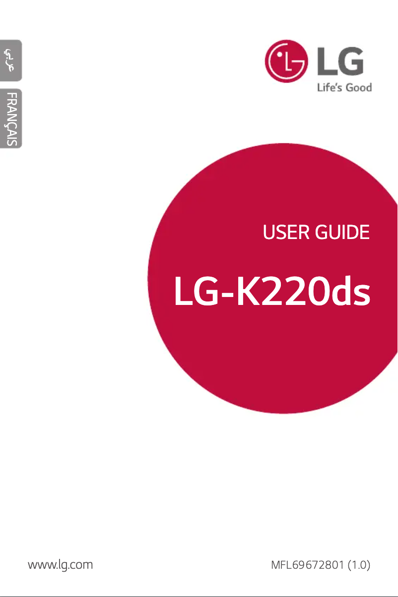 Page n°1 - Manuel utilisateur LG X Power Dual