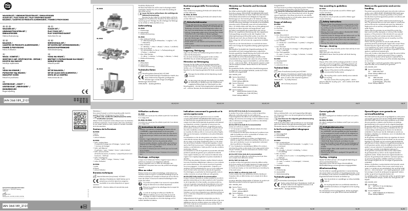 Page 1 de la notice Manuel utilisateur Playtive IAN 366189