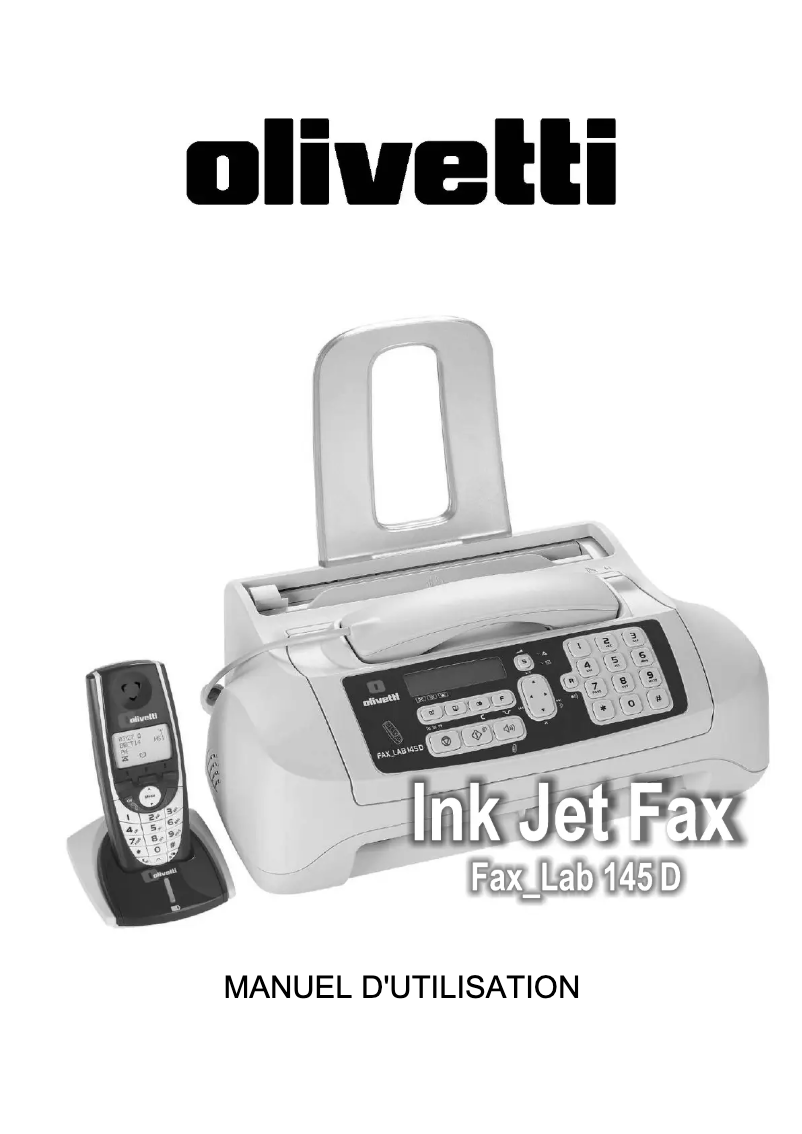 Page n°1 - Manuel utilisateur Olivetti Fax-Lab 145D