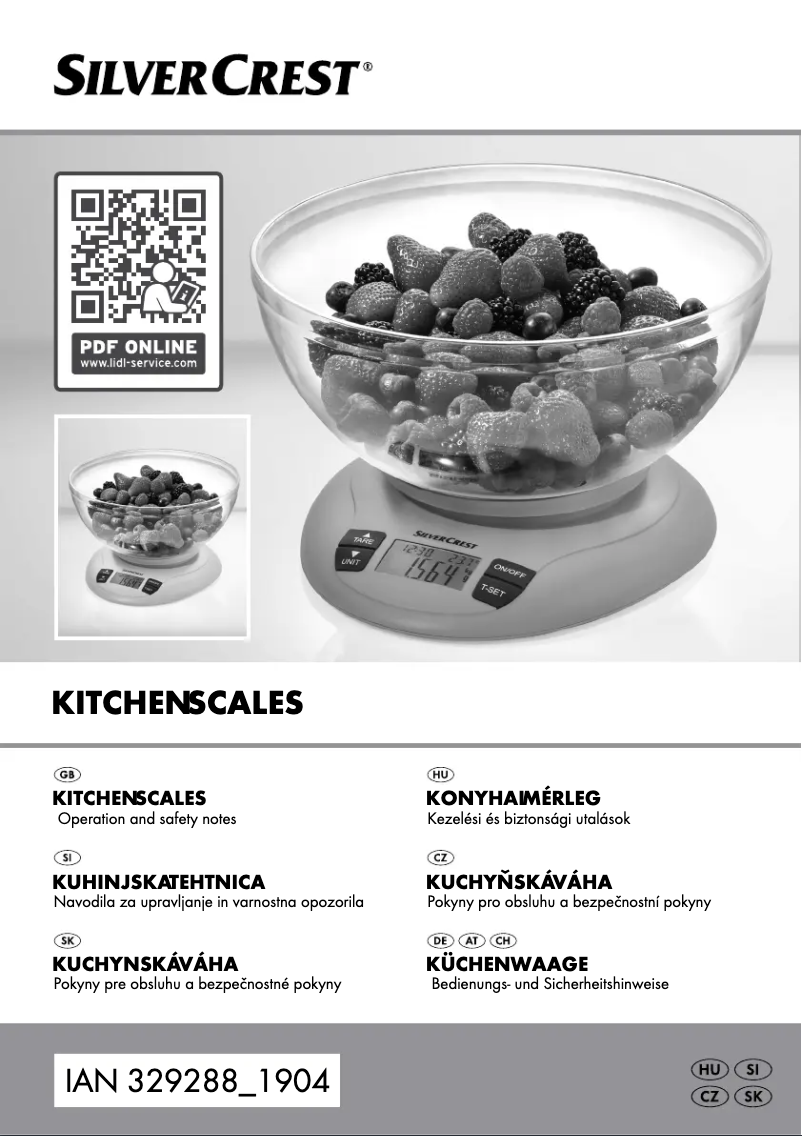 Página 1 del manual Manual de usuario SilverCrest HG05616B