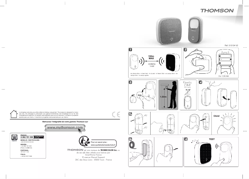 Página 1 del manual Manual de usuario Thomson 513134