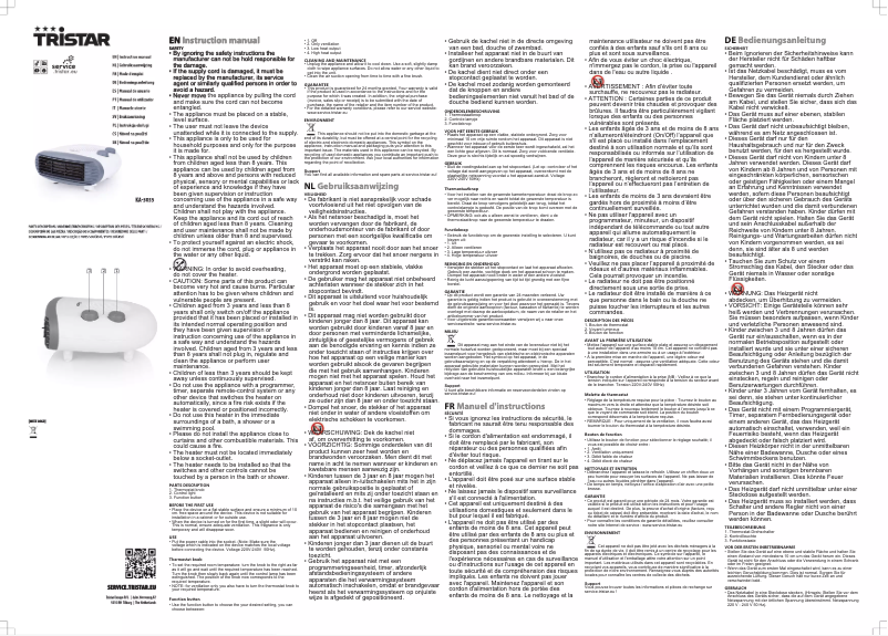 Image de la première page du manuel de l'appareil KA-5035