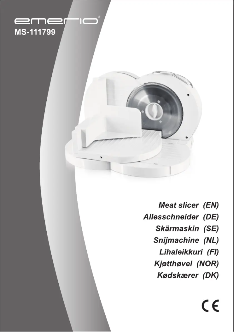 Page n°1 - Manuel utilisateur Emerio MS-111799