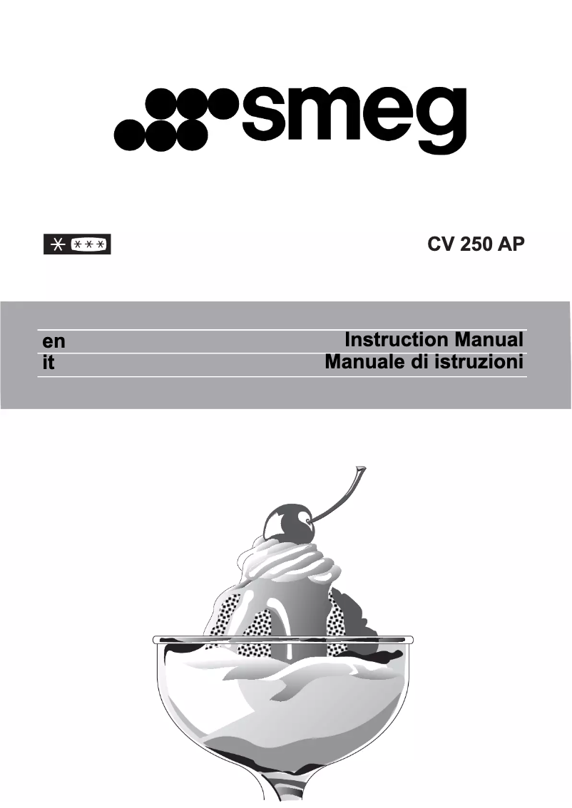 Page n°1 - Manuel utilisateur Smeg CV250AP