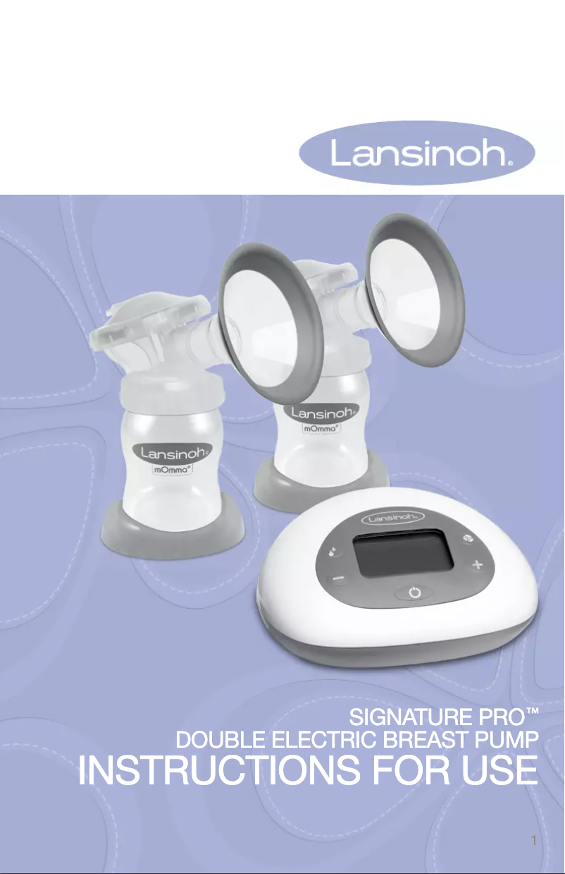 Image de la première page du manuel de l'appareil SignaturePro