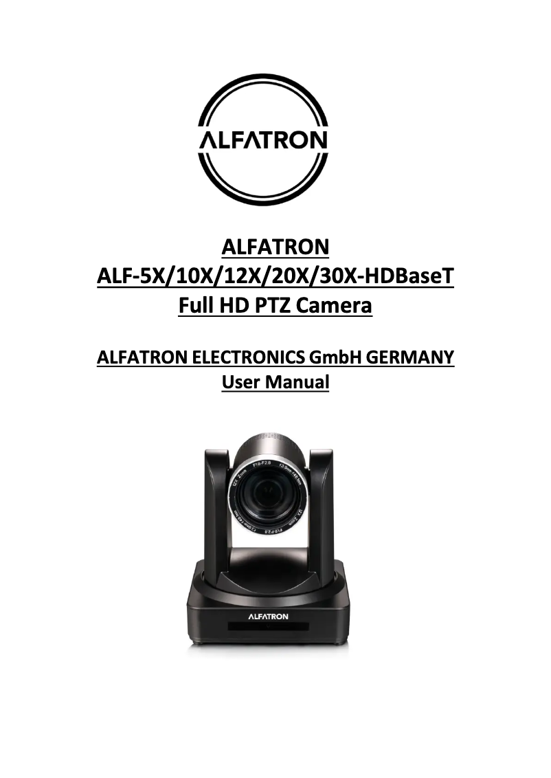 Page 1 de la notice Manuel utilisateur Alfatron ALF-20X-HDBASET