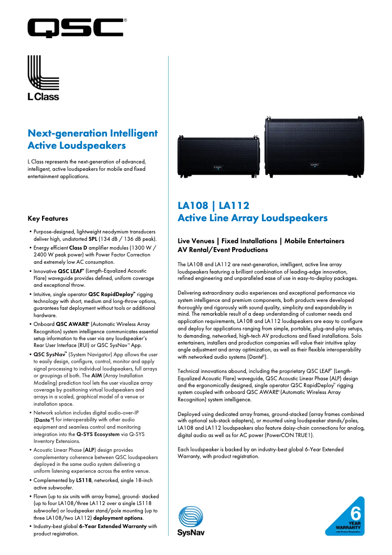 Image de la première page du manuel de l'appareil LA108