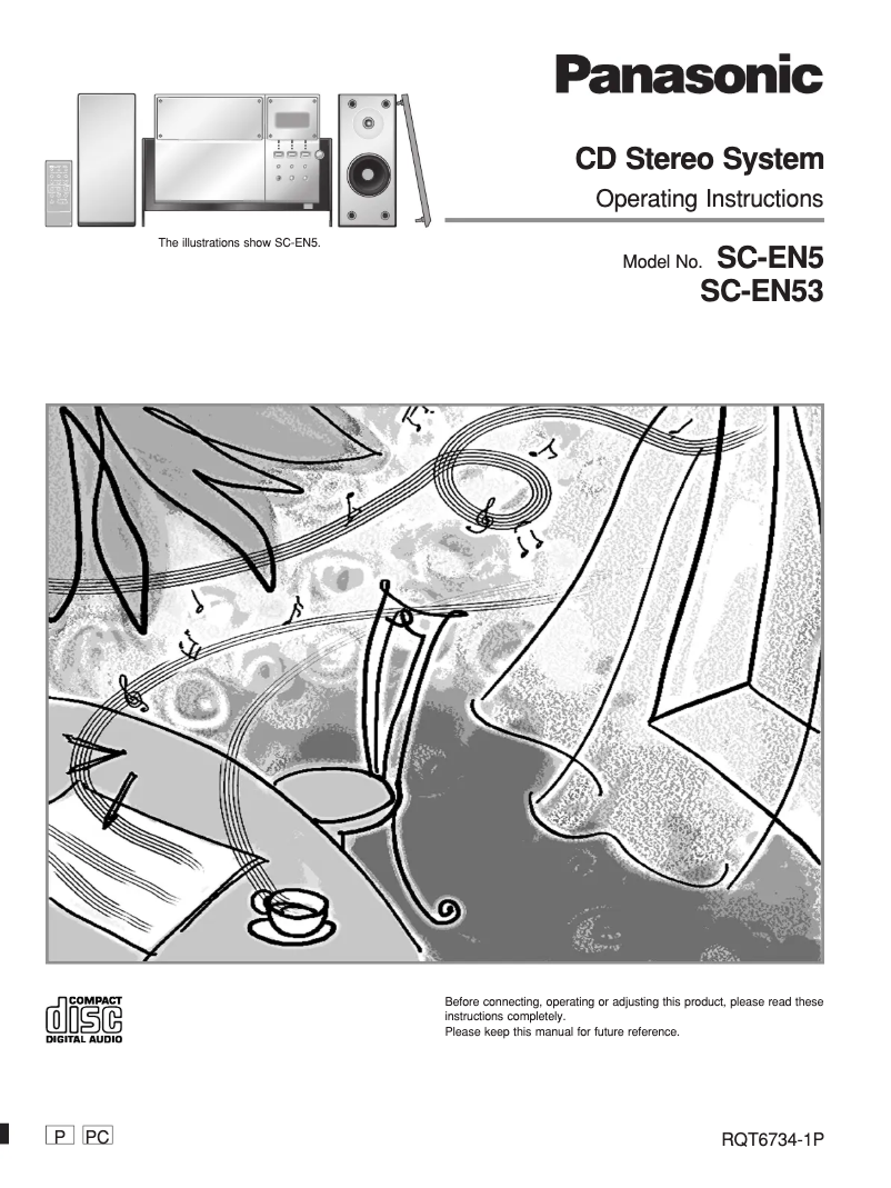 Página 1 del manual Manual de usuario Panasonic SC-EN53