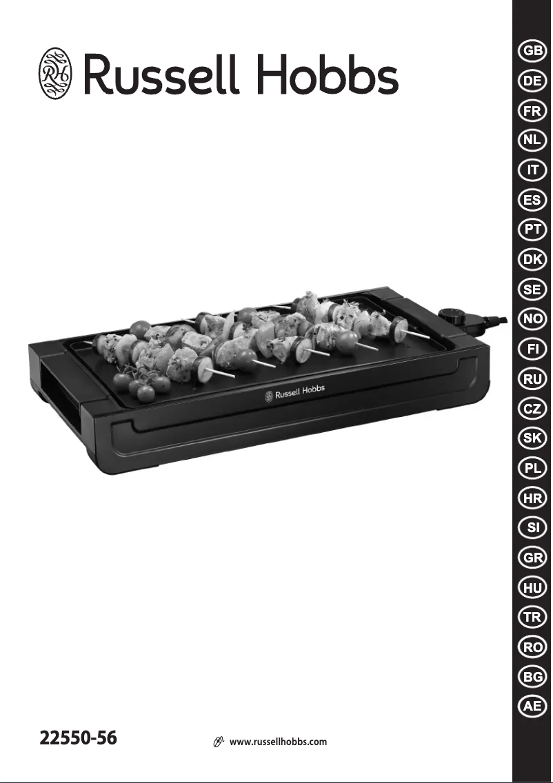 Page 1 de la notice Manuel utilisateur Russell Hobbs 22550-56