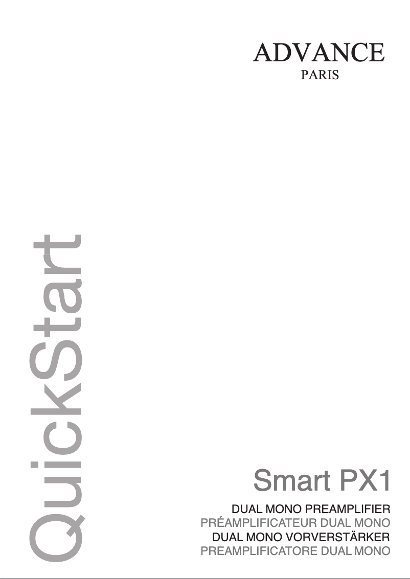 Image de la première page du manuel de l'appareil Smart PX1