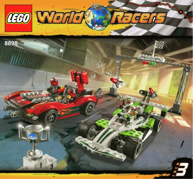 Page 1 de la notice Manuel utilisateur Lego Racers 8898
