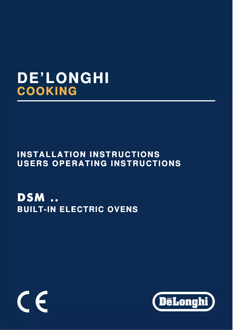 Page 1 de la notice Manuel utilisateur DeLonghi DSM 11NLX