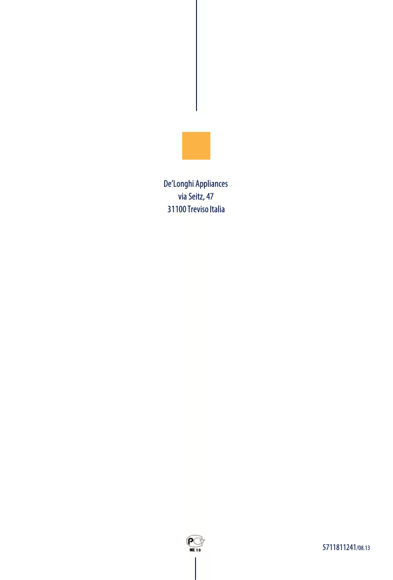 Image de la première page du manuel de l'appareil Distinta CTI 4003