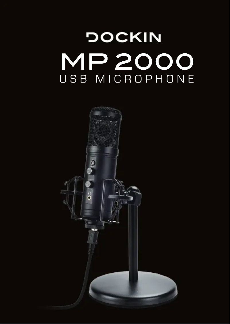 Page 1 de la notice Manuel utilisateur DOCKIN MP2000