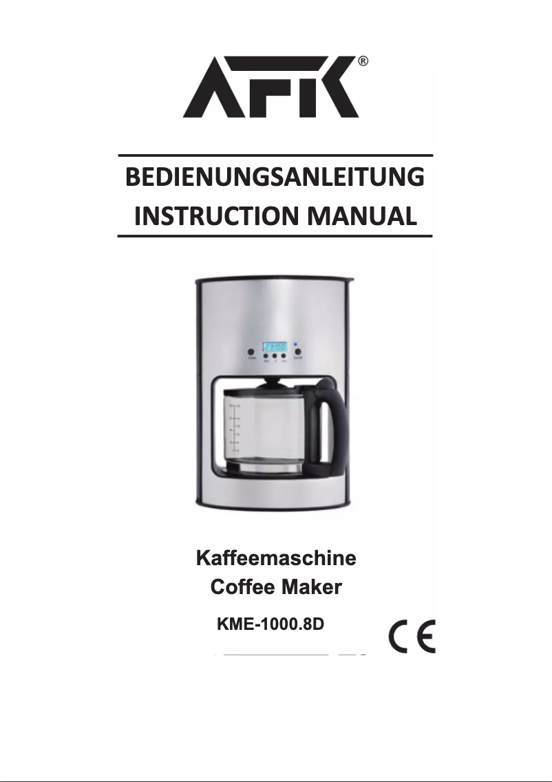 Imagen de la primera página del manual del dispositivo KME-1000.8D