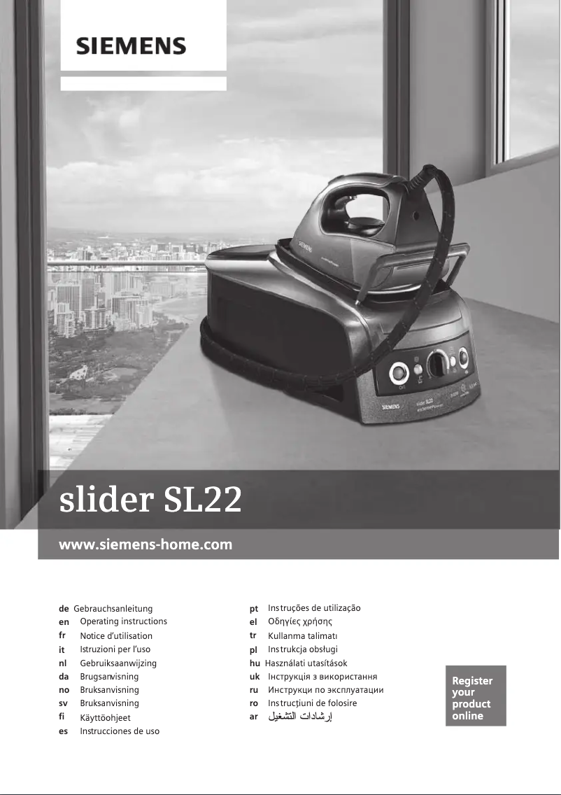 Page 1 de la notice Manuel d'utilisation et d'entretien Siemens TS22XTRM