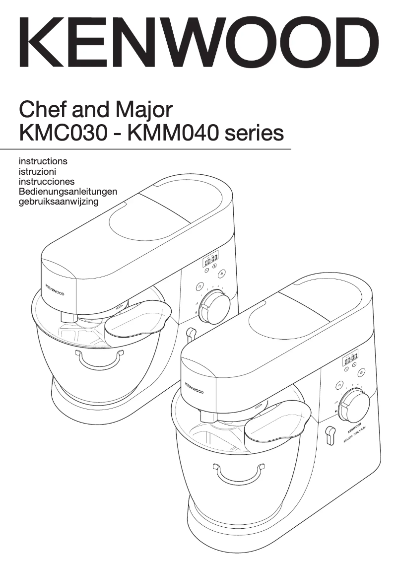 Page n°1 - Manuel utilisateur Kenwood KM040