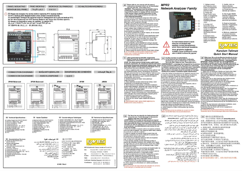 Page 1 de la notice Guide de démarrage rapide ENTES MPR-24