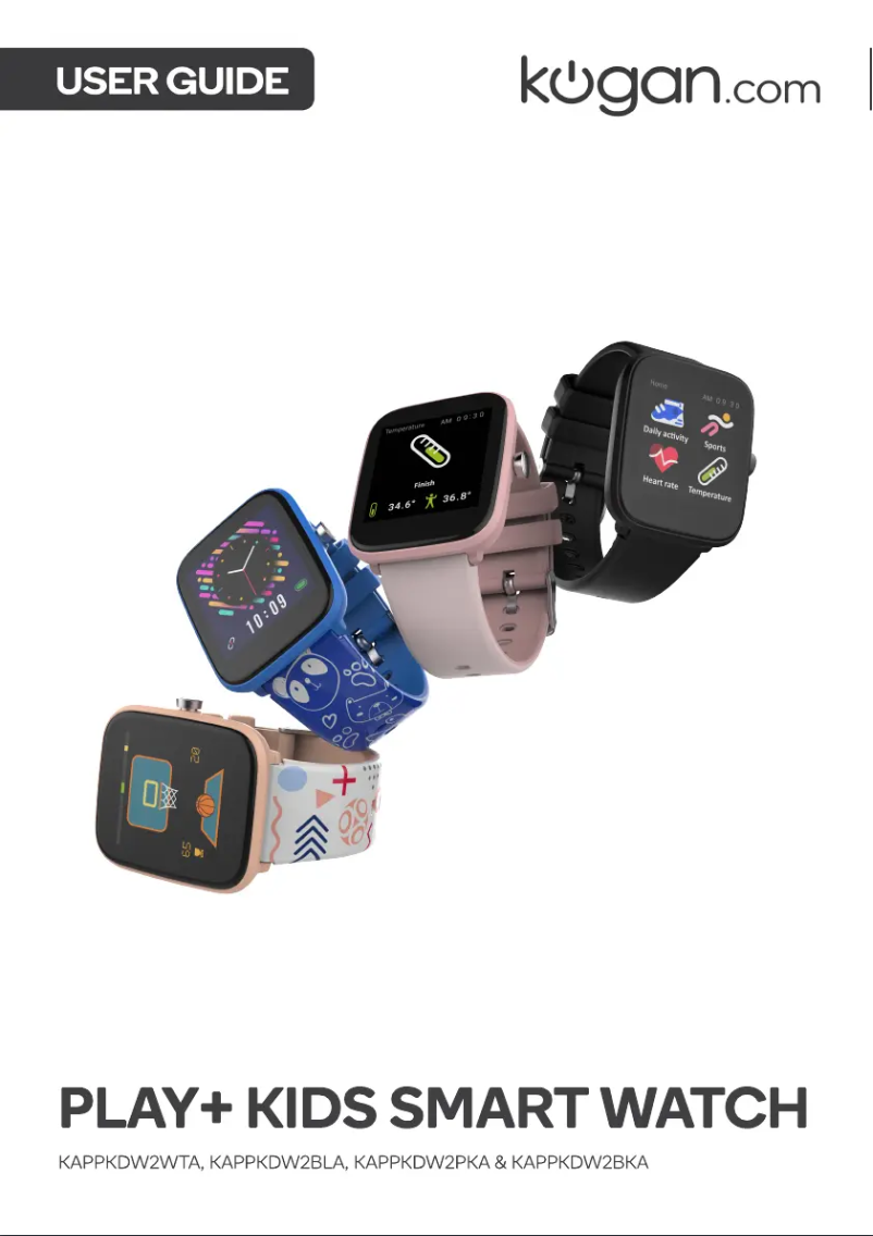 Page 1 de la notice Manuel utilisateur Kogan Play+