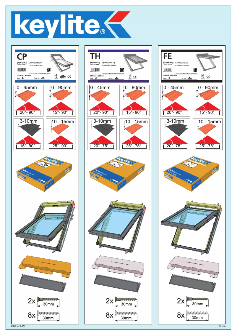 Page 1 de la notice Manuel utilisateur Keylite TH