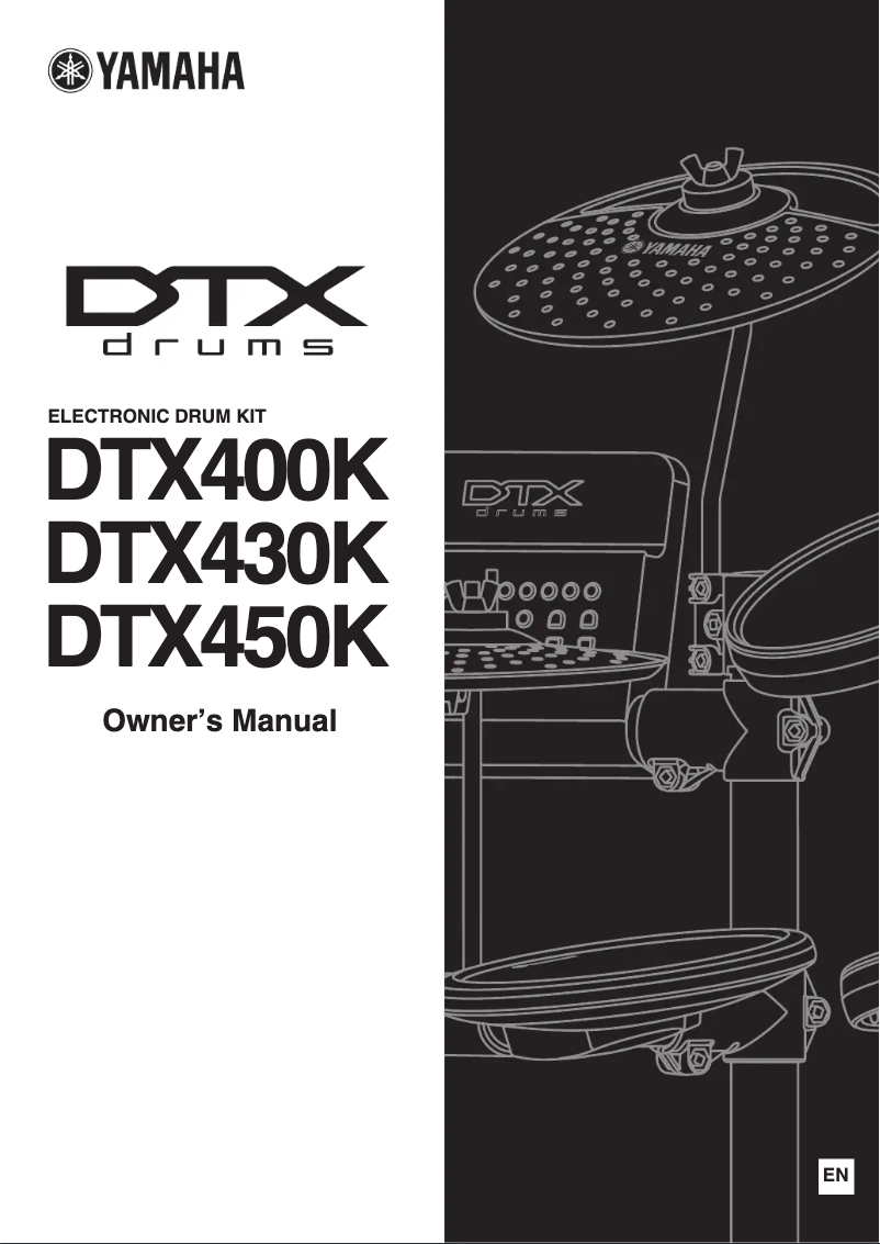 Image de la première page du manuel de l'appareil DTX450K