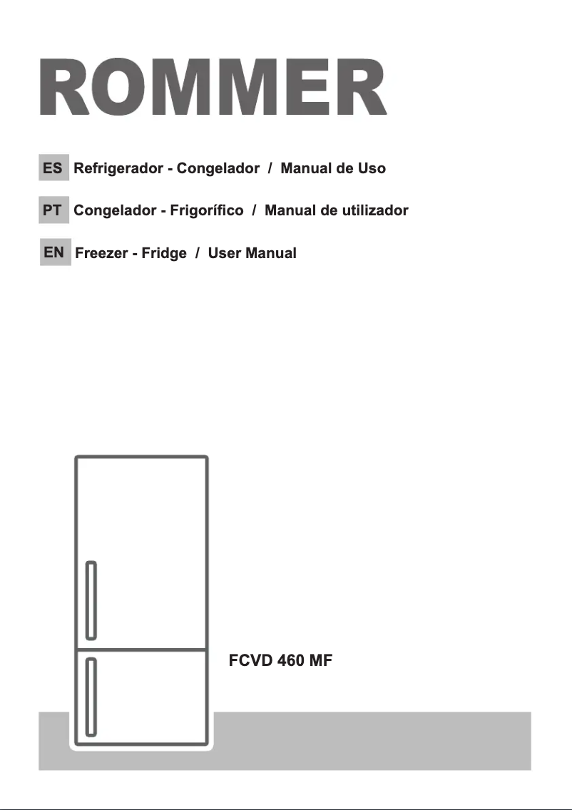 Imagen de la primera página del manual del dispositivo FCVD 460 MF