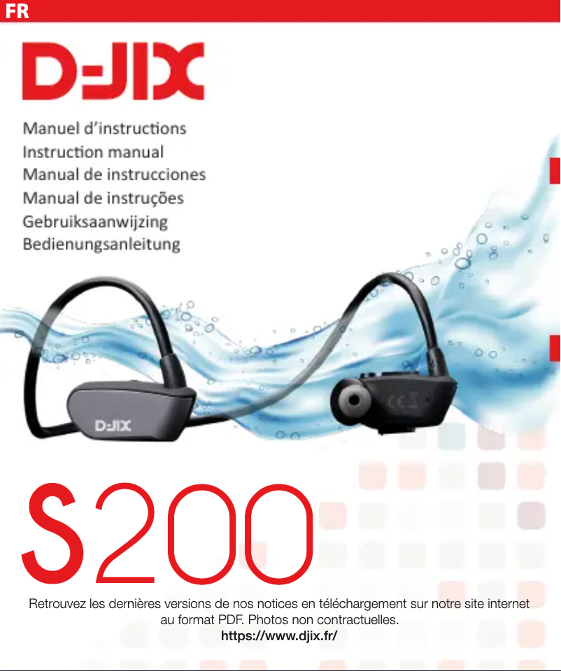 Page n°1 - Manuel utilisateur D-Jix S200