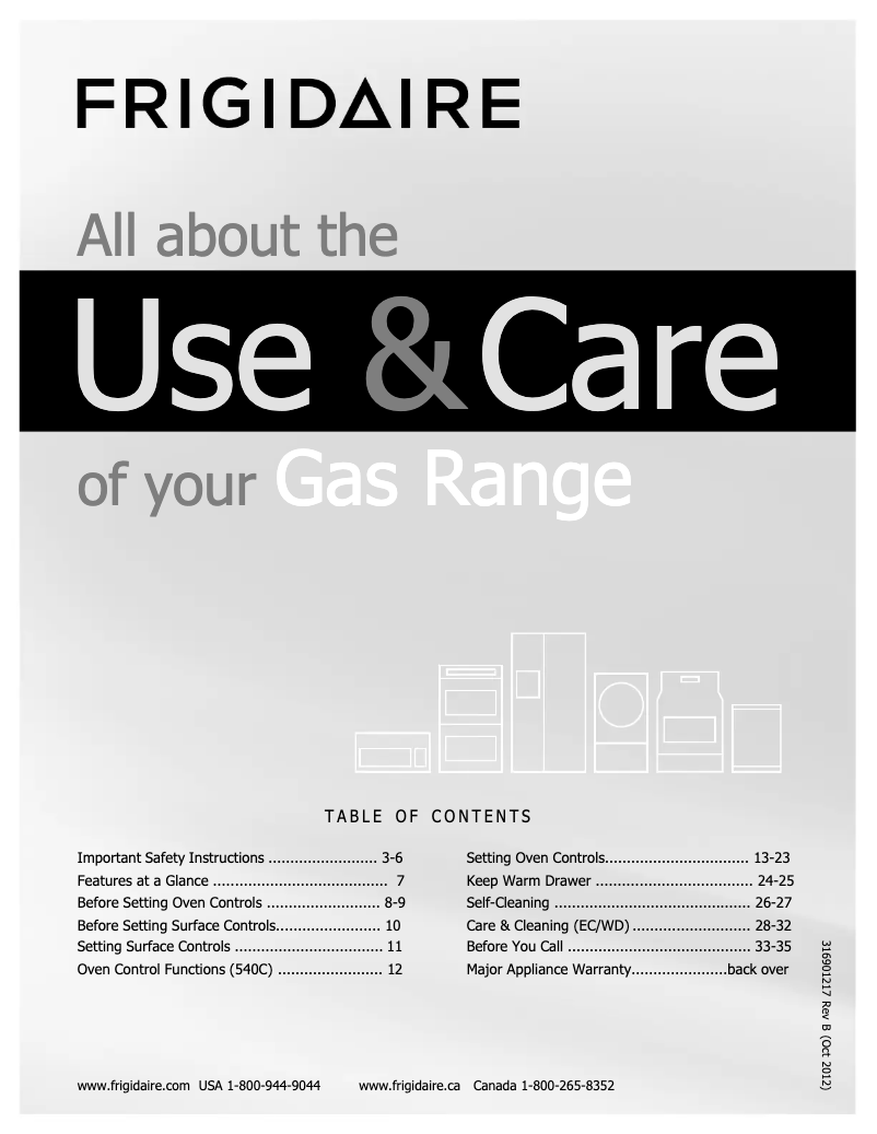 Image de la première page du manuel de l'appareil DGGF3054KF