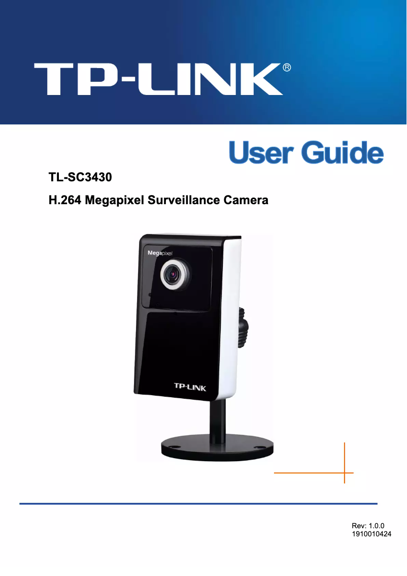 Page n°1 - Manuel utilisateur TP-Link TL-SC3430