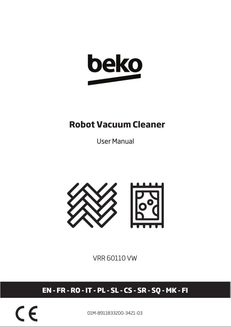 Page n°1 - Manuel utilisateur Beko VRR 60110 VW