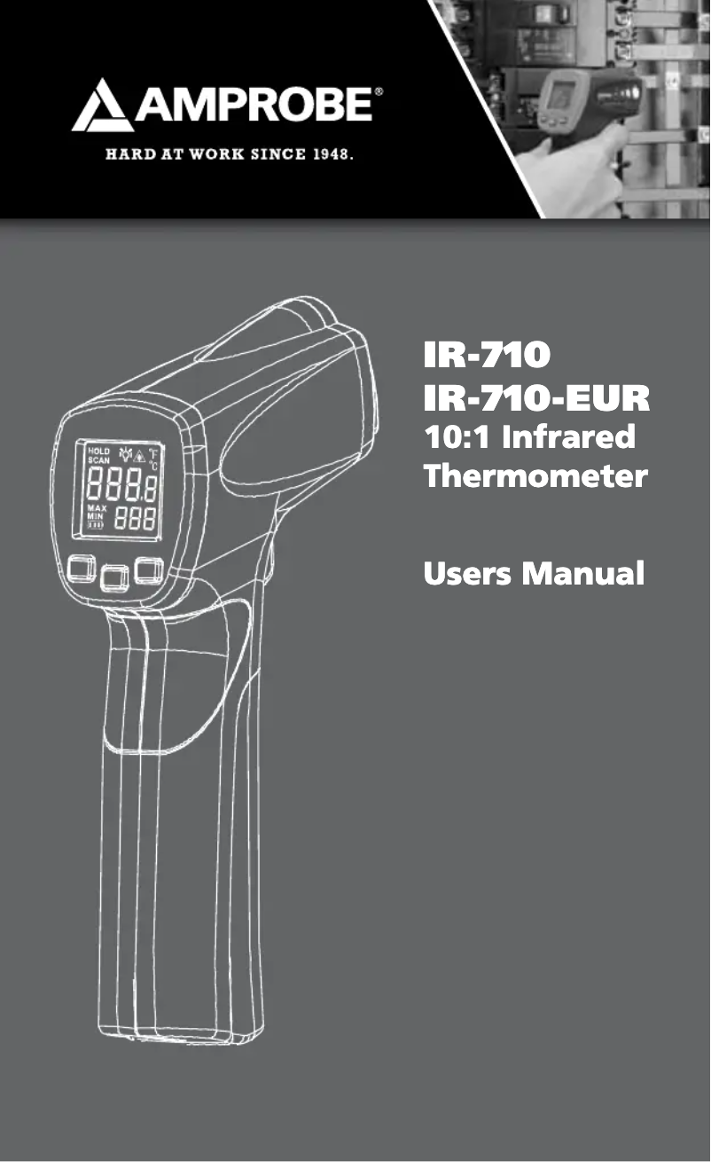 Page n°1 - Manuel utilisateur Amprobe IR-710