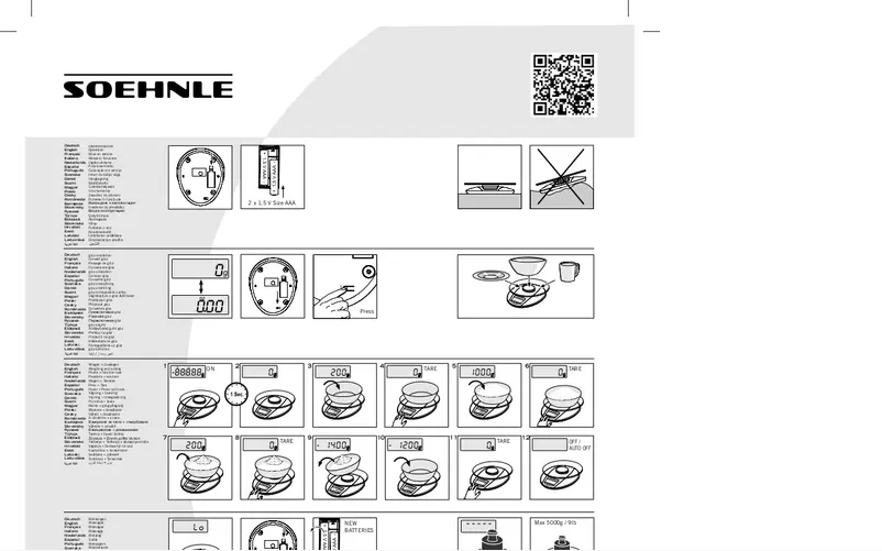 Página 1 del manual Manual de usuario Soehnle Roma Pastel