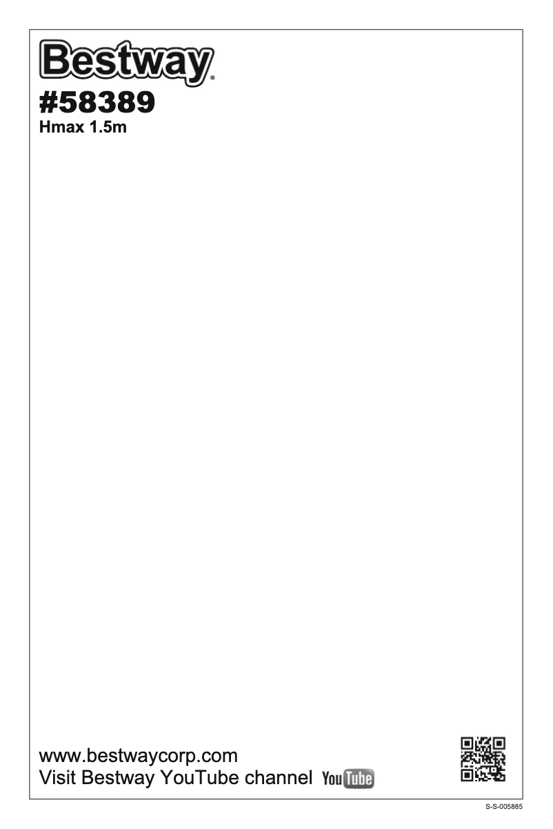 Página 1 del manual Manual de usuario Bestway Power Steel 56626