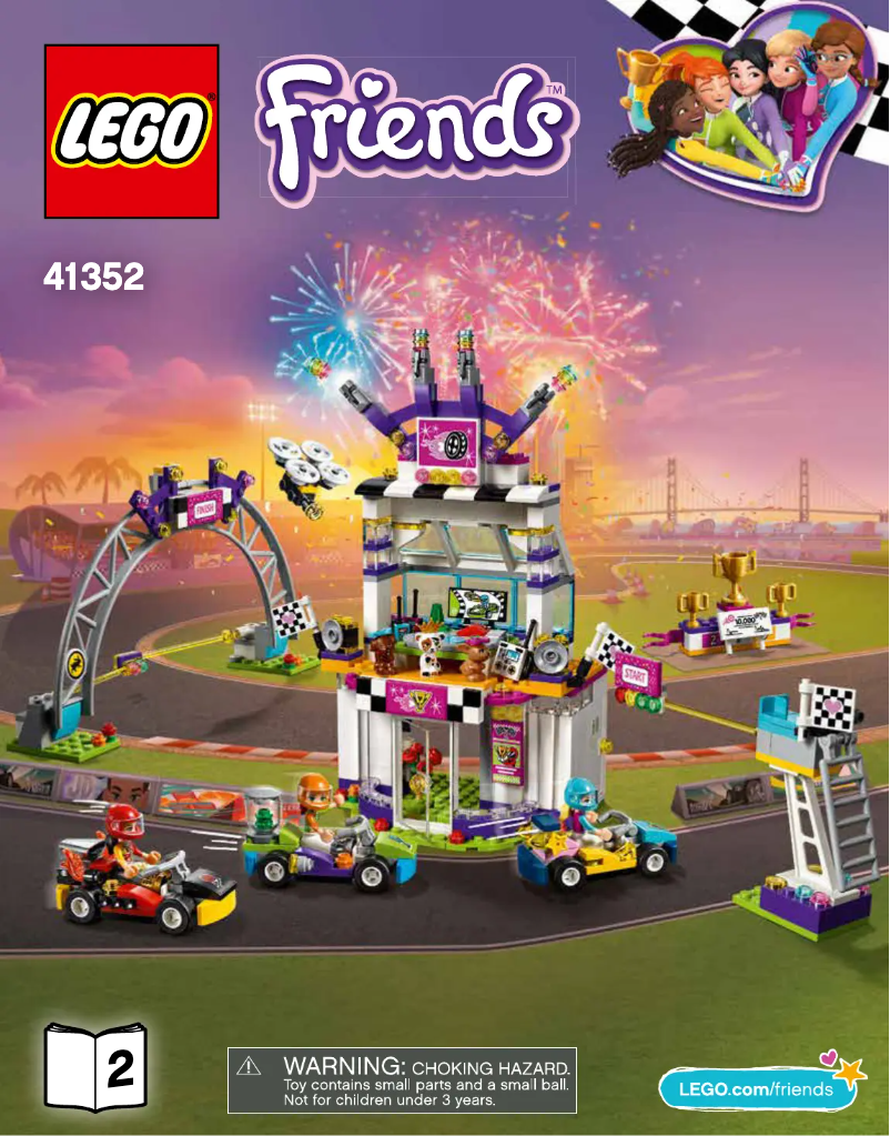 Page 1 de la notice Manuel utilisateur Lego Friends 41352