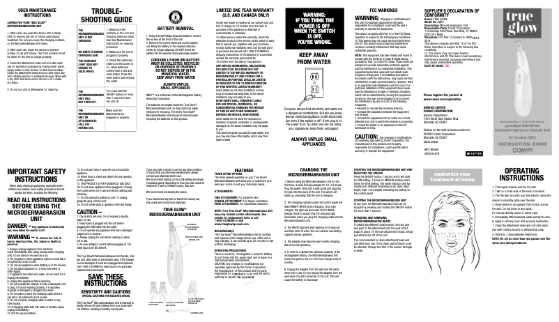 Image de la première page du manuel de l'appareil MD2