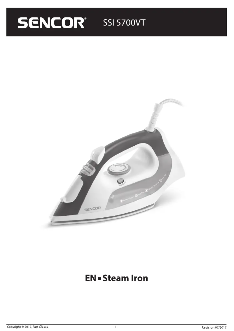 Image de la première page du manuel de l'appareil SSI 5700VT