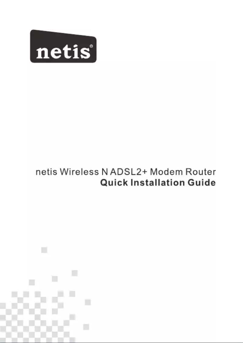 Page n°1 - Mode d'emploi Netis DL4323U