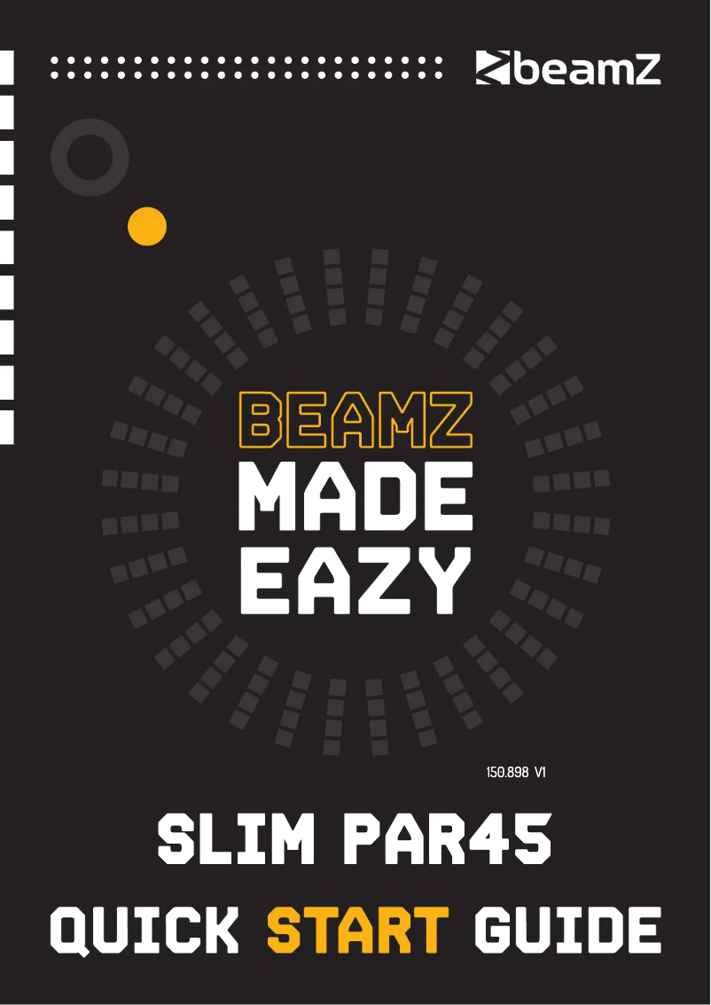 Image de la première page du manuel de l'appareil SlimPar 45